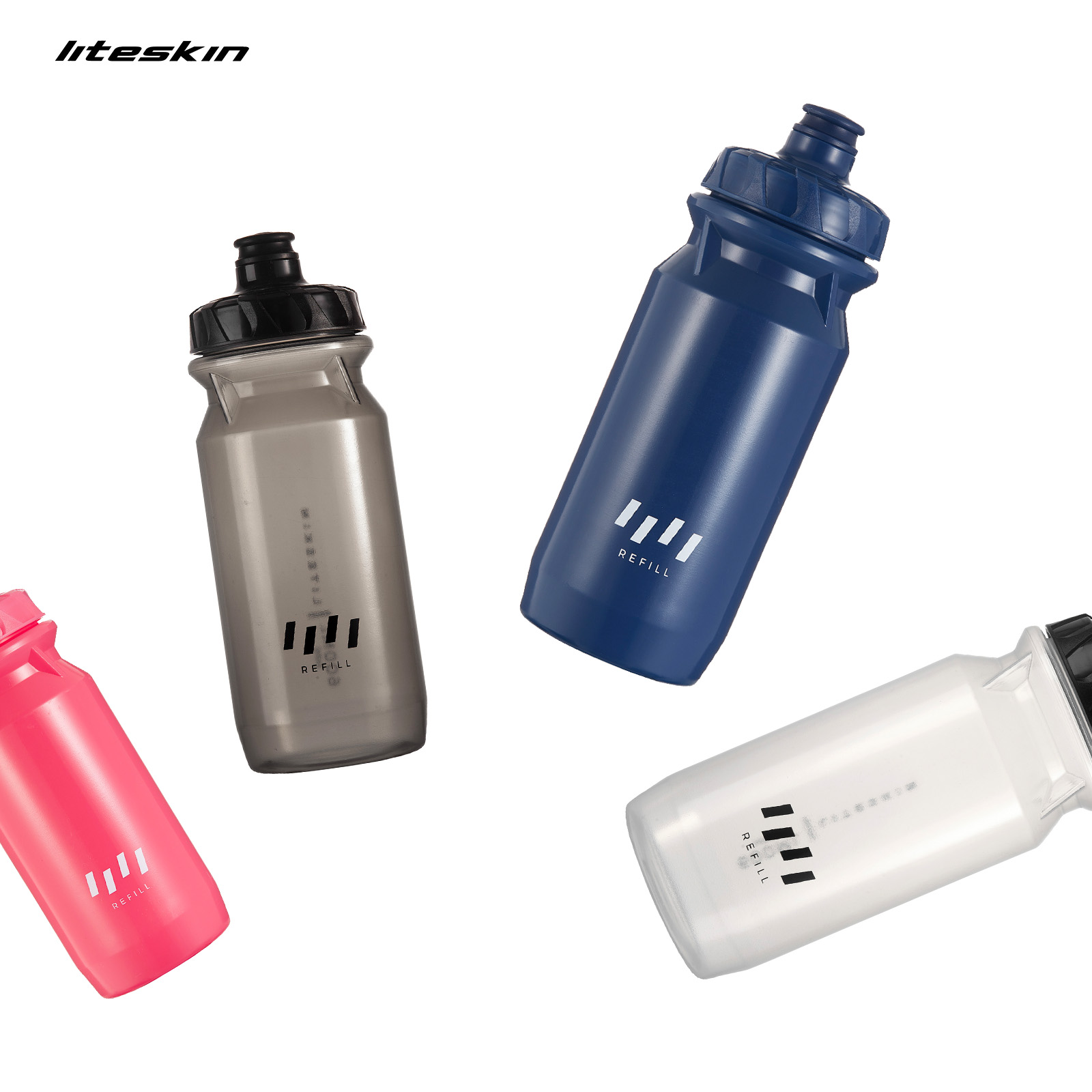 Running Gear Water - Eleskin-サイクリング用ウォーターボトル,スポーツ,マウンテンバイク,600ml,bpaなし,ジム用,プラスチック,Ebidon,pp5