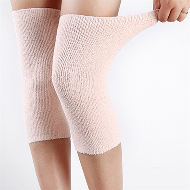 Running Gear Winter - 1組 冬用あったか膝パッド 竹炭入り 保護ギア 女性 男性用