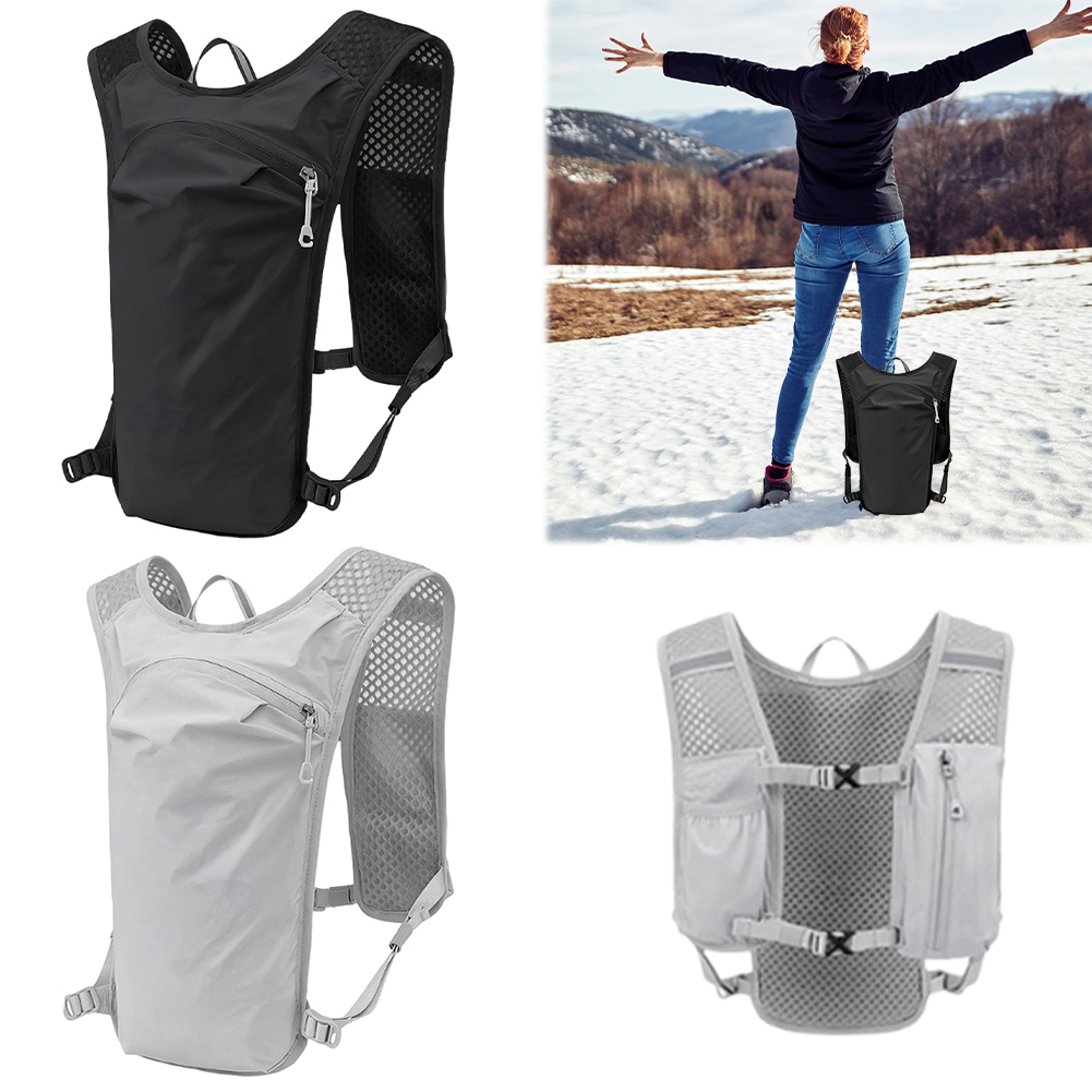Running Gear Hydration - ユニセックスランニングハイドレーションベストマラソンスポーツサイクリングベストキャンプハイドレーションブラダーバッグトレイルハイキングギアサイクリングジョギング用