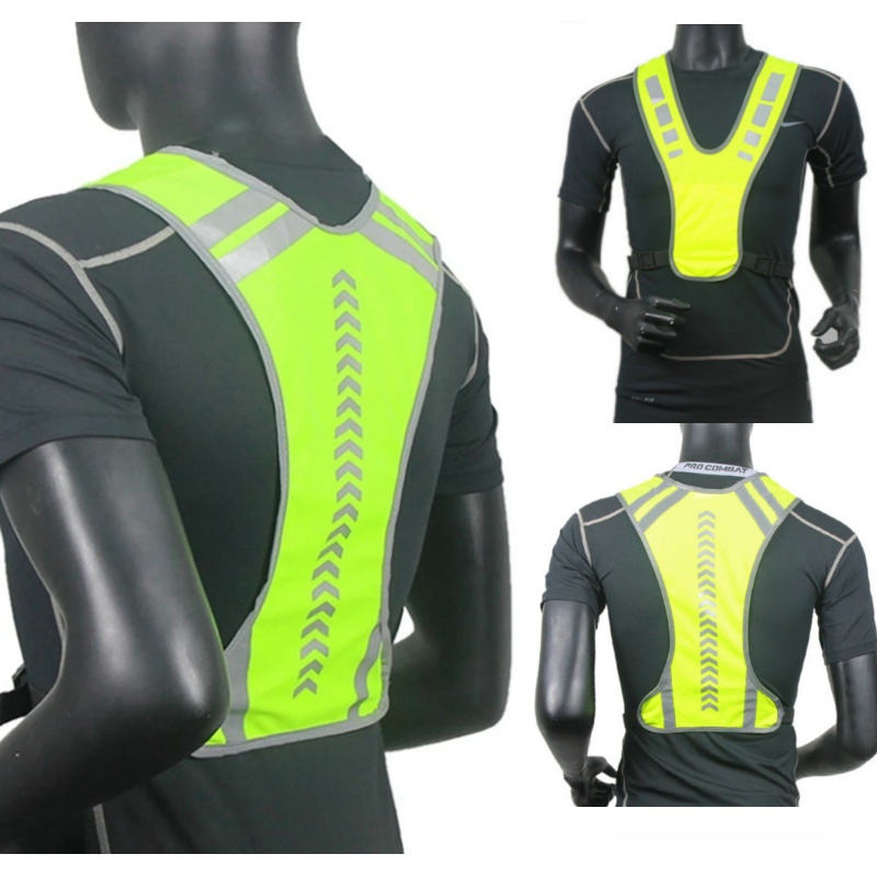 Running Gear Tank - アウトドア スポーツ 反射布用品 弾性ベスト ナイト ランニング
