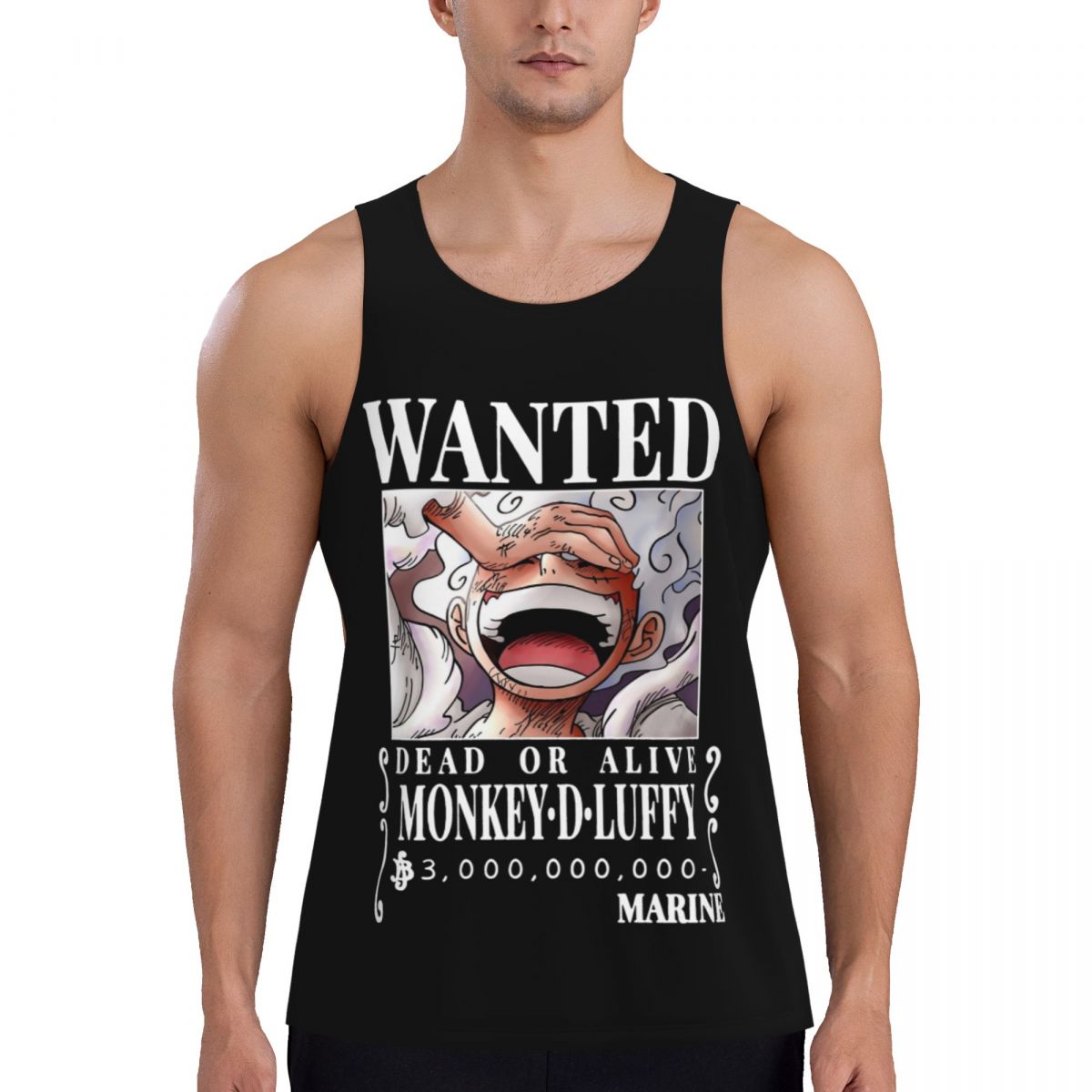 Running Gear Tank - グラフィック ルフィ ウォンテッド バウンティ ニカ ギア