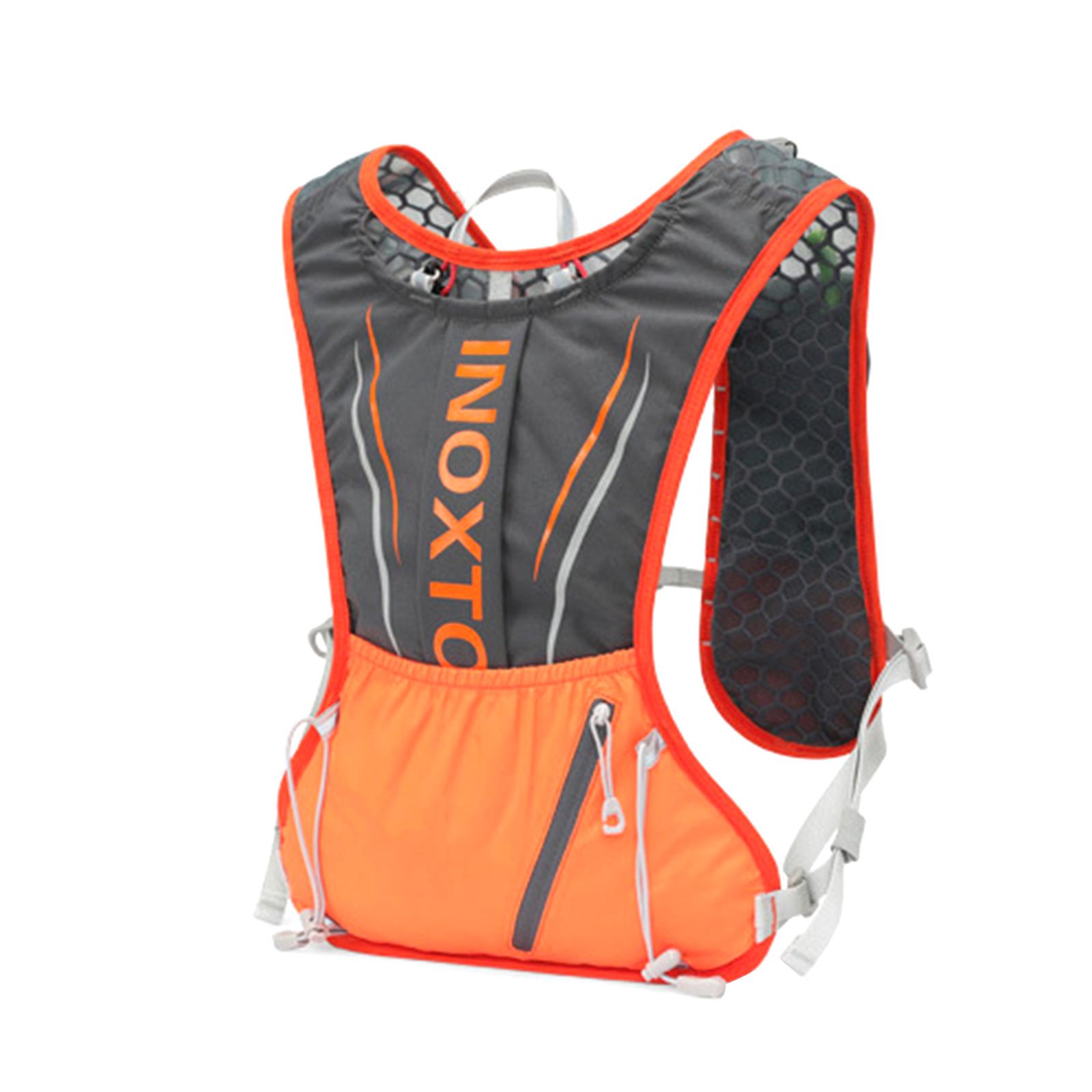 Running Gear Hydration - パックベスト、調節可能なランニングギア、マルチポケット、バイク、ハイキング、キャンプ用バックパックランニングベスト