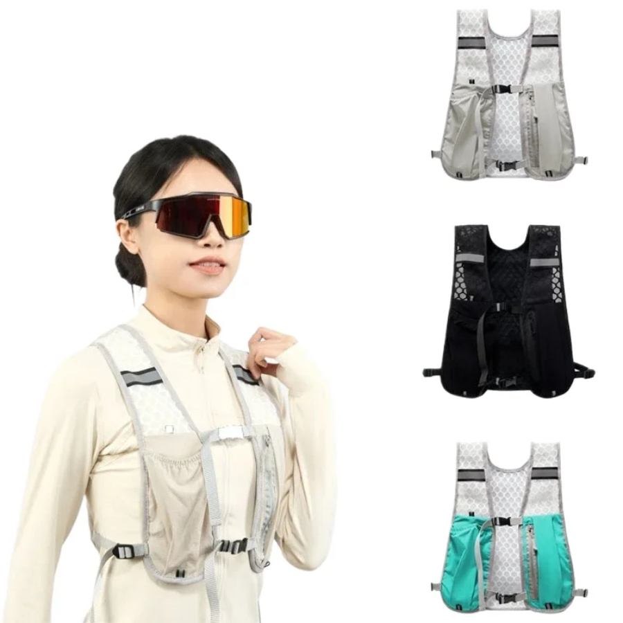 Running Gear Water - 2025年新型 サイクリング ランニング 収納ベスト 軽量 ランニングベスト