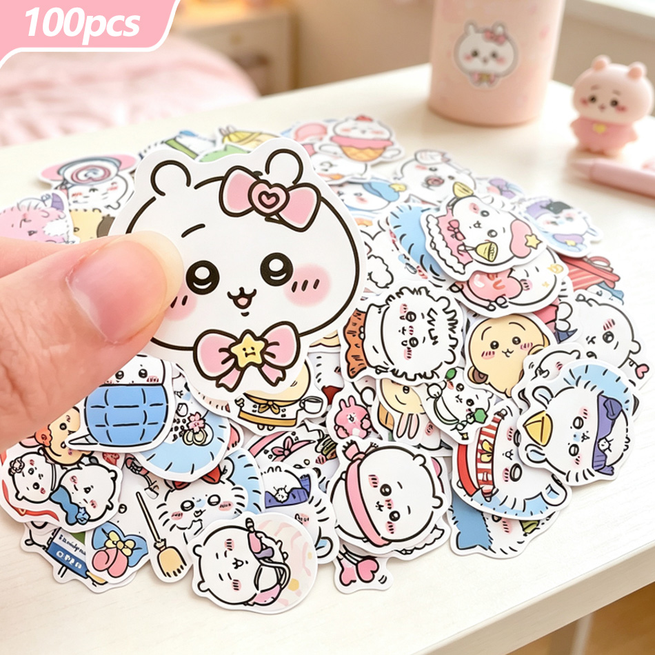 Blister Plaster Sport - かわいいチイカワのキュートなカートゥーンステッカー100枚セット、机、ノートパソコン、スクラップブック、荷物、部屋の装飾に、子供へのプレゼントに最適