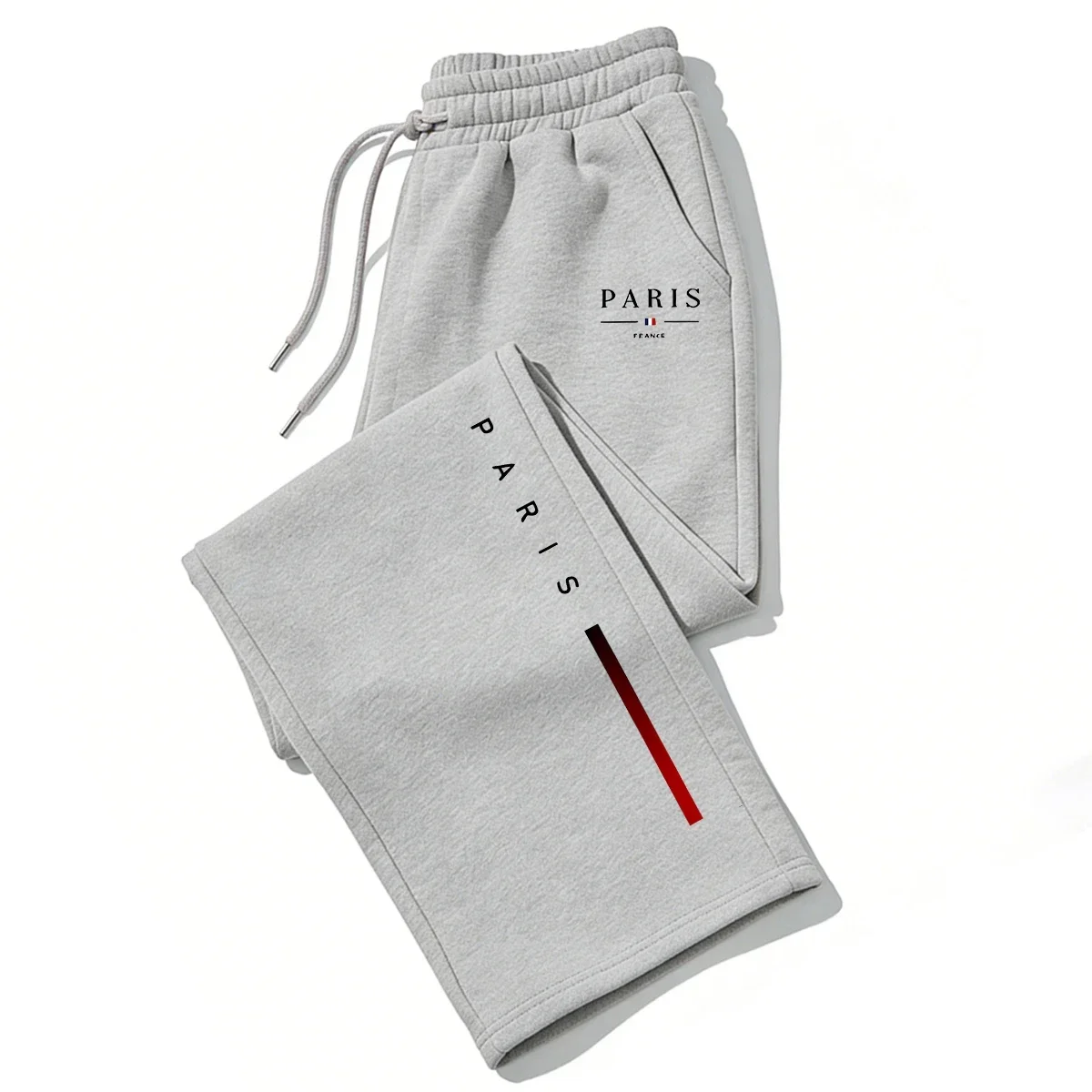 2026 ホット販売パリプリントワイドレッグパンツ男性女性秋 - Running Gear Winter のレビューと価格