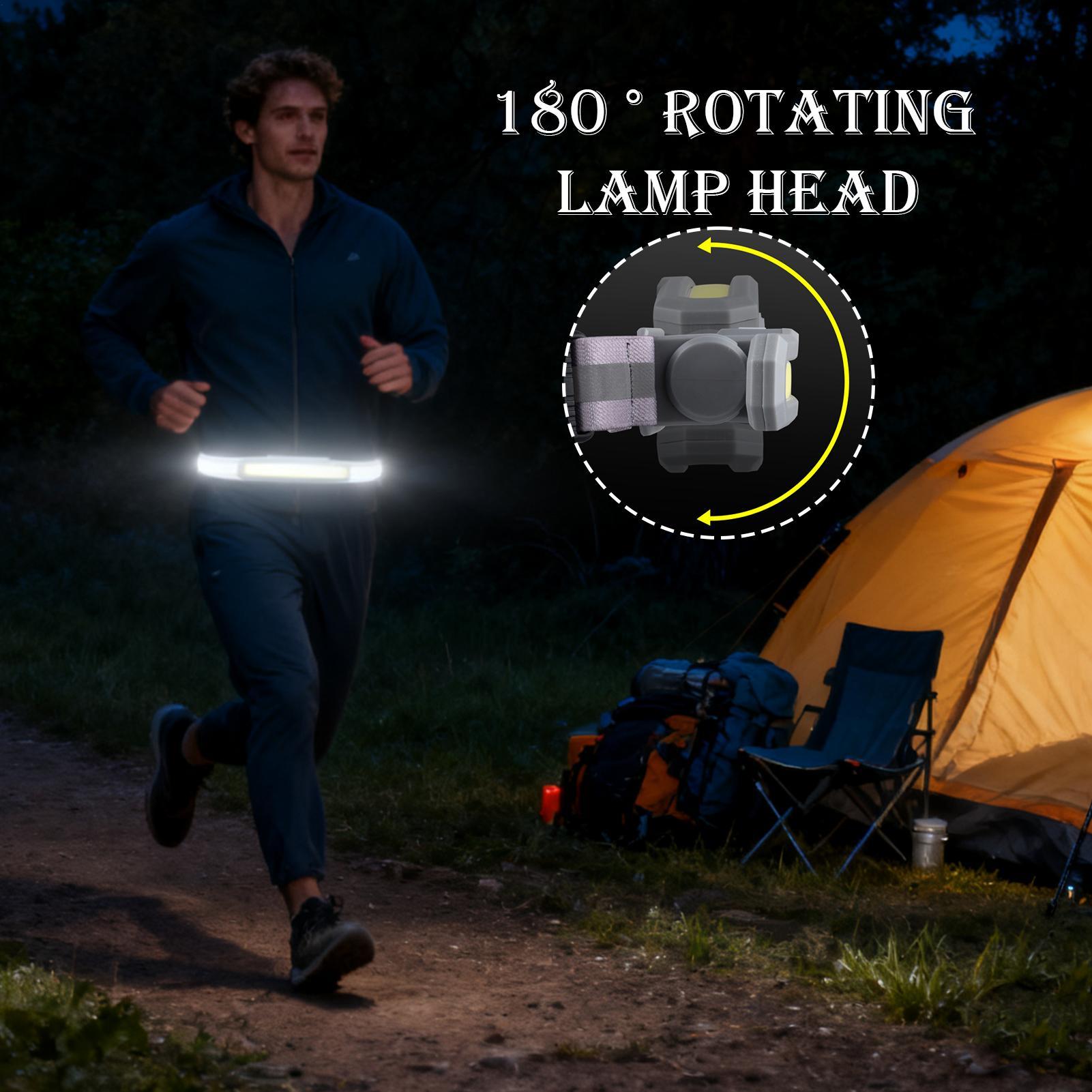 ランナー用ランニングライト防水 180 回転ウエストストラッ - Running Gear Lights のレビューと価格