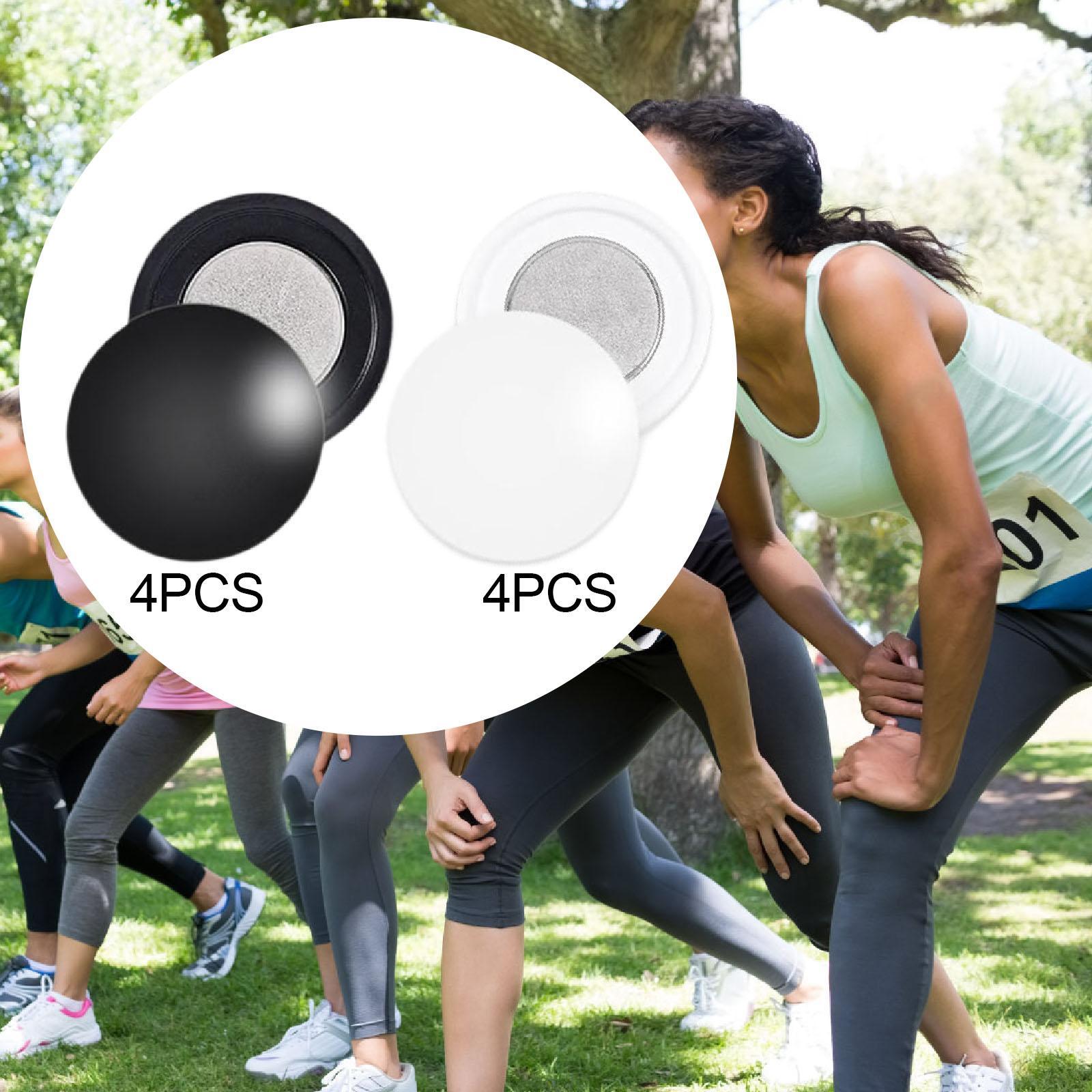 4 ペア磁気レースよだれかけクリップ再利用可能なランニングギ - Running Gear Competition のレビューと価格