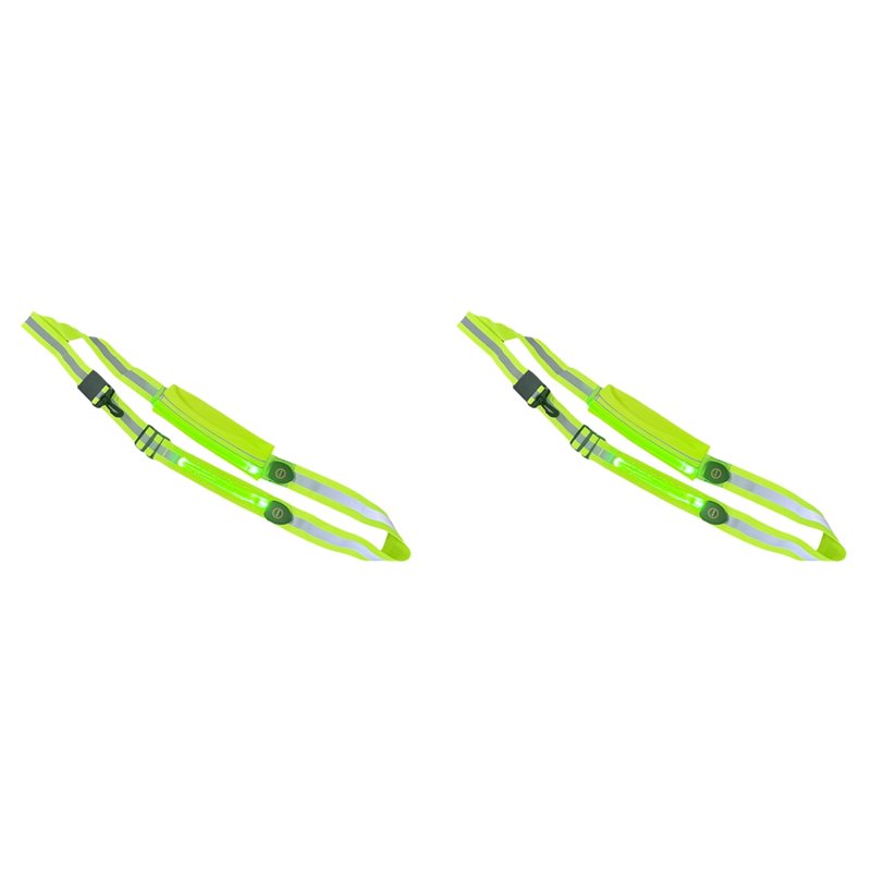 BTLIFE-2X LED 反射ベルトサッシュ、電話ホルダー - Running Gear Lights のレビューと価格