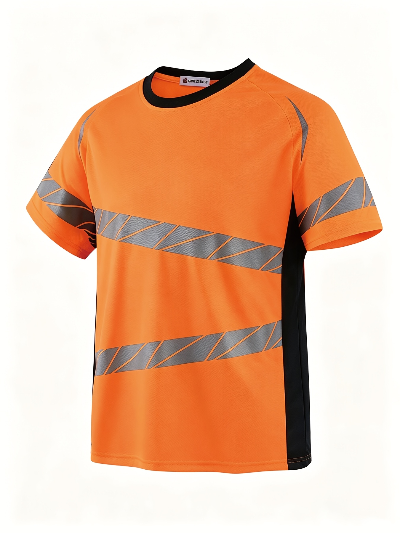 メンズスポーツ半袖Tシャツ高弾性速乾斜めストライプカラーブロ - Running Gear Winter のレビューと価格