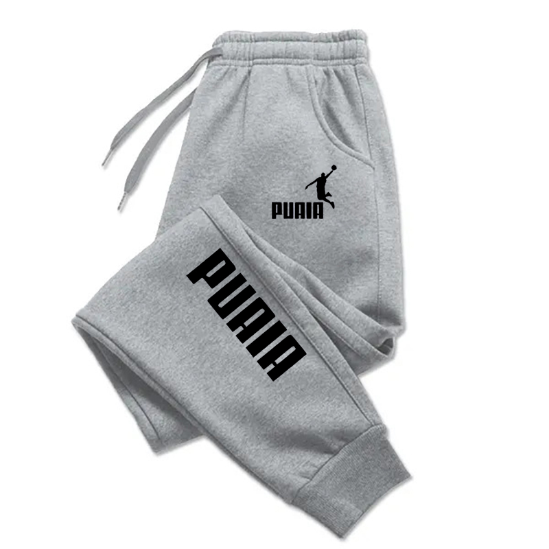 メンズプリントパンツ秋/冬の新紳士服ズボンスポーツジョギング - Running Gear Winter のレビューと価格