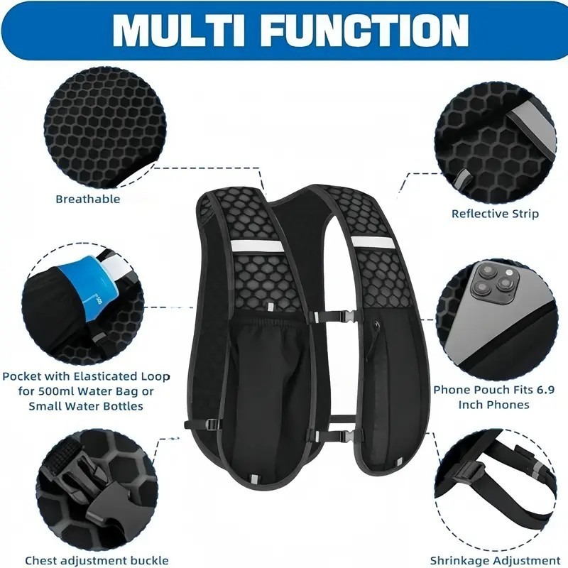 新しい超軽量ランニングハイドレーションベストバックパックマラ - Running Gear Hydration のレビューと価格