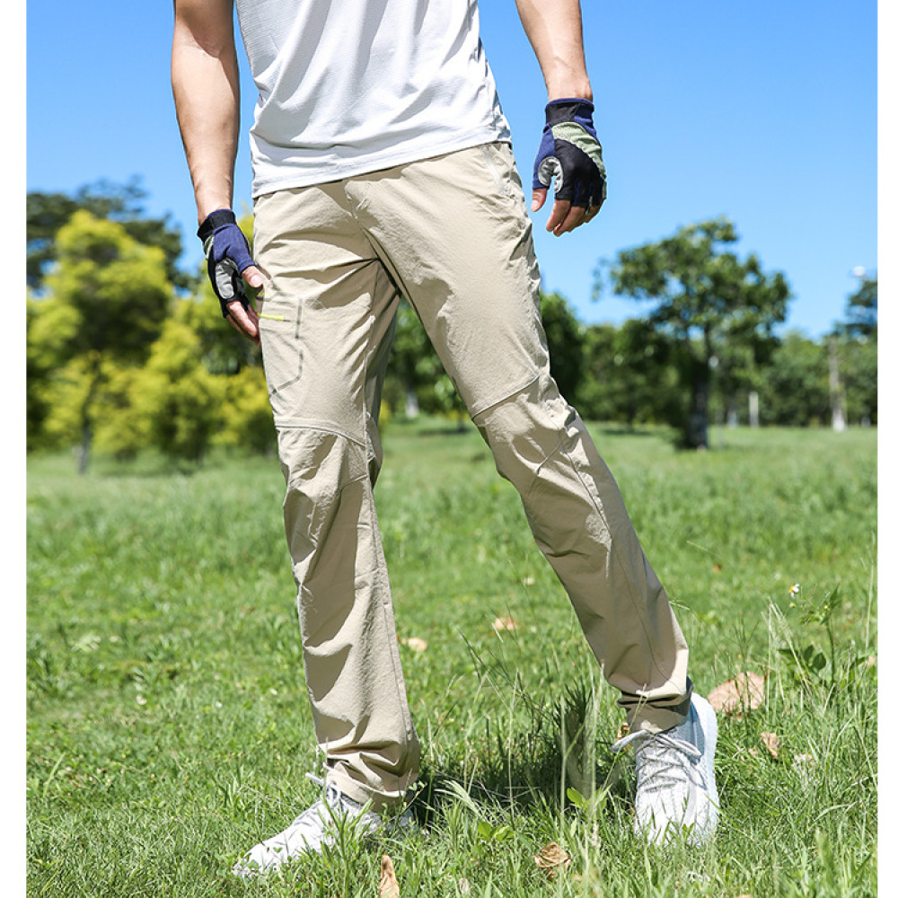 アウトドア用通気性速乾メンズパンツ 夏用薄手ズボン ハイキン - Running Gear Outdoor のレビューと価格