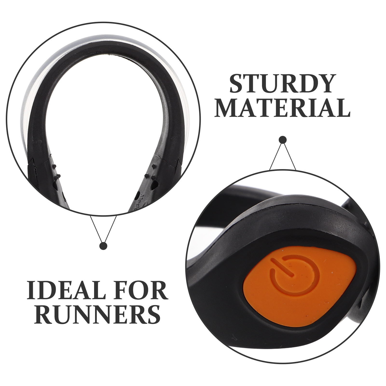 2 個 LED シューズクリップライトナイトランニングギアフ - Running Gear Lights のレビューと価格
