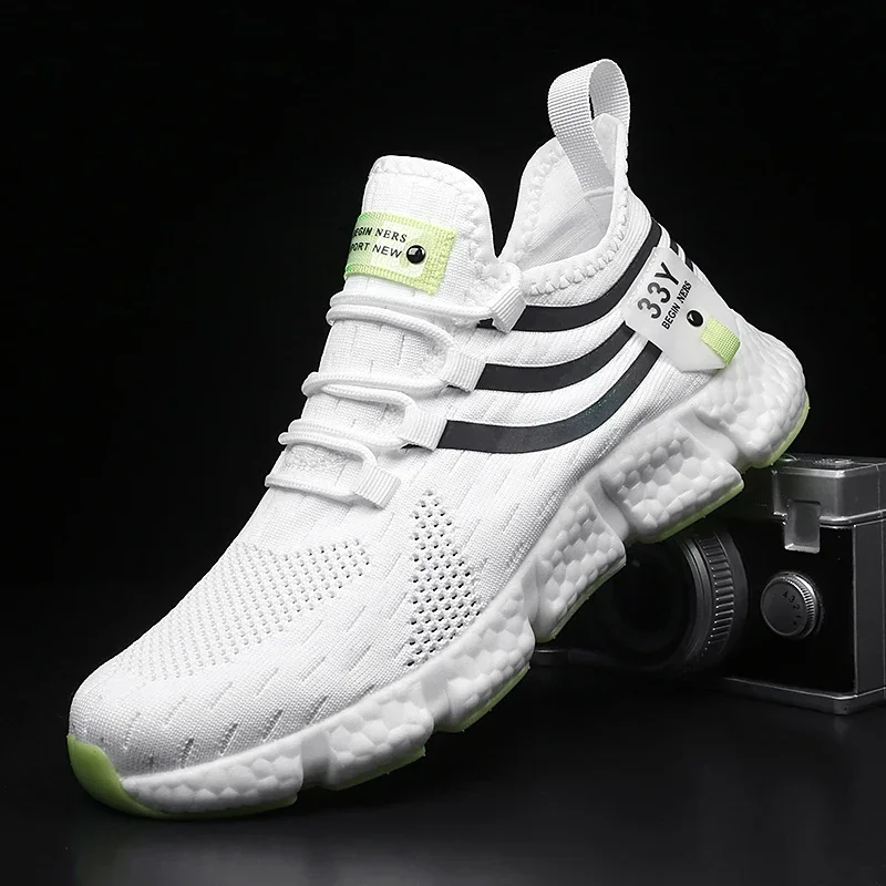 男性用の通気性メッシュのランニングシューズ,クラシックな滑り - Running Gear Ladies のレビューと価格