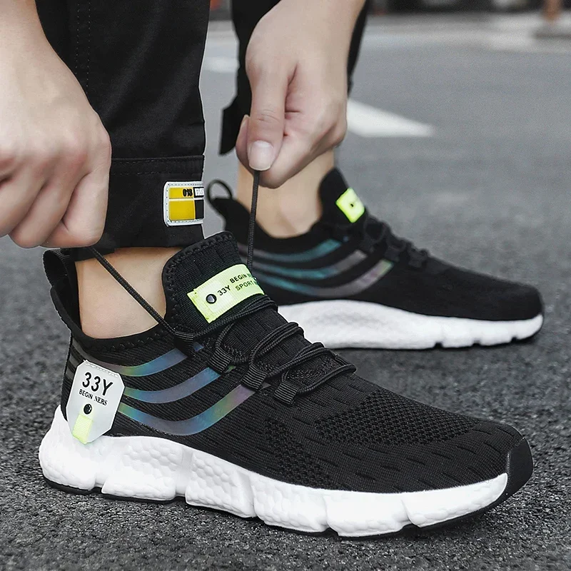 男性用の通気性メッシュのランニングシューズ,クラシックな滑り - Running Gear Ladies のレビューと価格