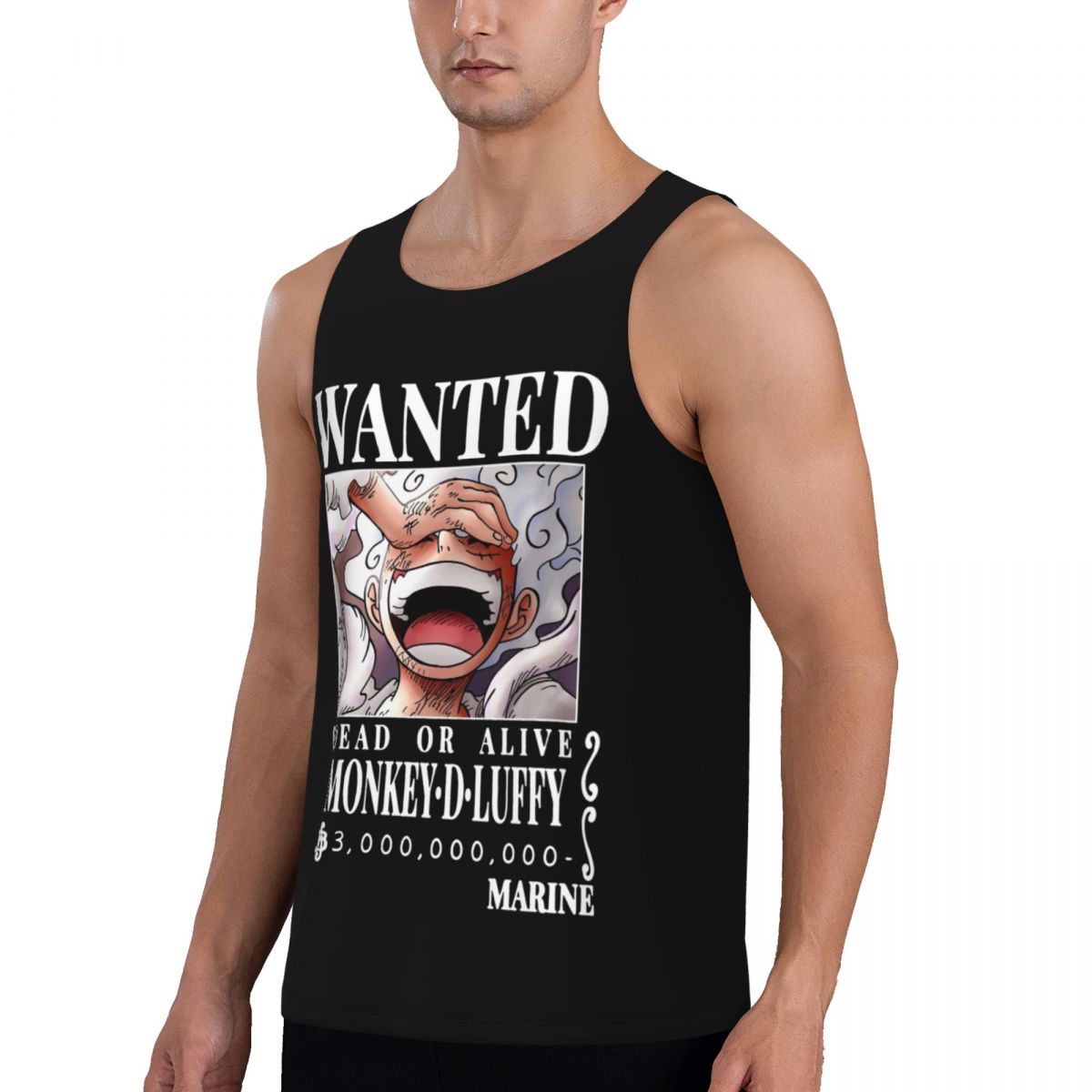 グラフィック ルフィ ウォンテッド バウンティ ニカ ギア  - Running Gear Tank のレビューと価格