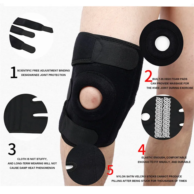 春用サポート付き膝パッド、スポーツランニング用通気性圧縮膝ス - Running Gear Essential のレビューと価格