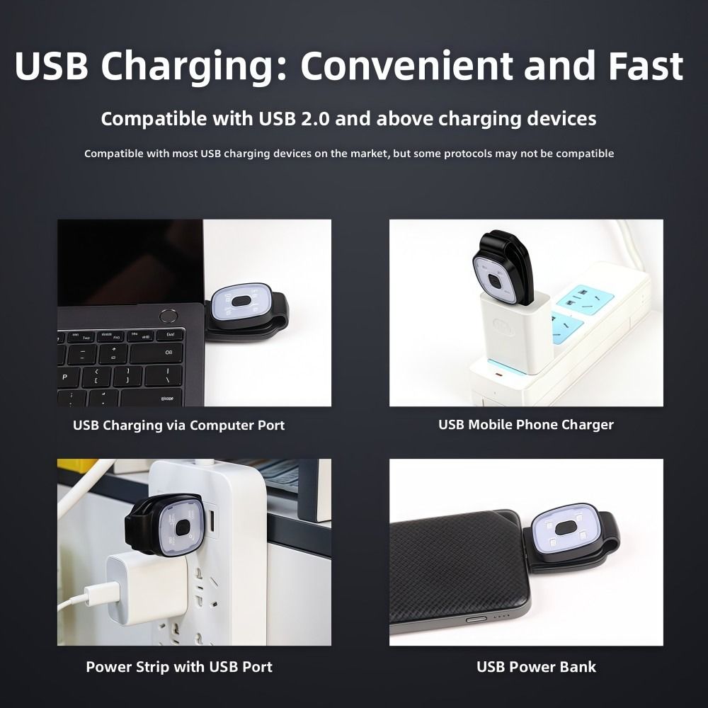 充電式屋外ナイトランニングライト超高輝度3段階LEDランニン - Running Gear Lights のレビューと価格