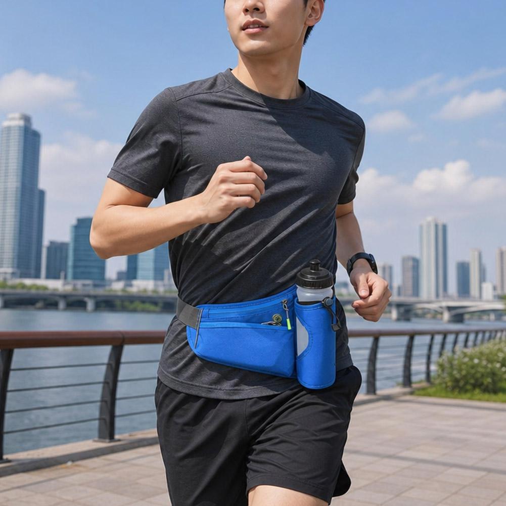 ウォーターボトルホルダー付きファニーパック、延長ストラップ付 - Running Gear Water のレビューと価格