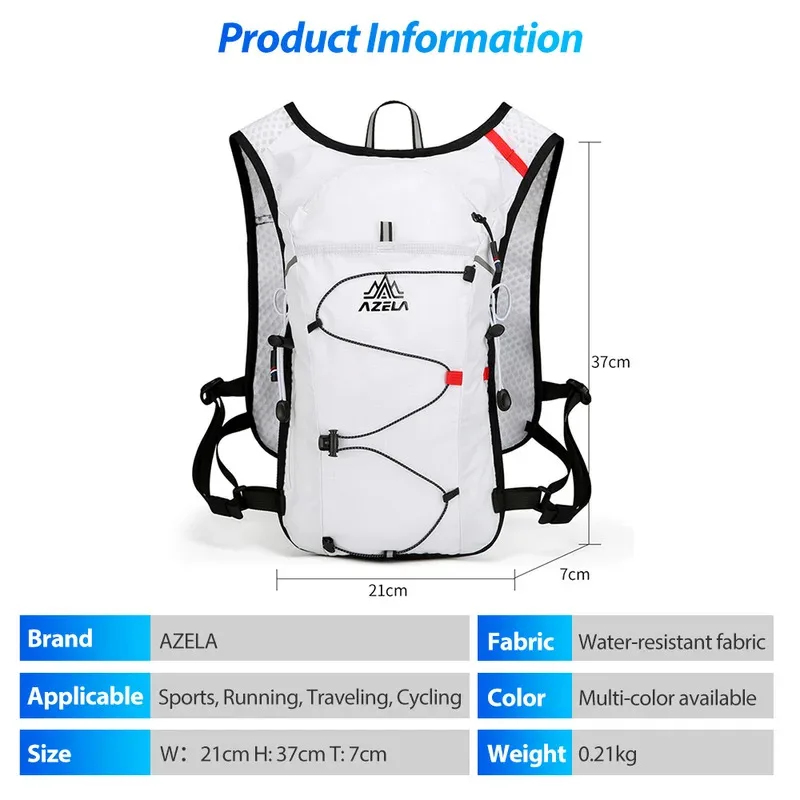 ランニングハイドレーションベストバックパック男性アウトドアス - Running Gear Water のレビューと価格