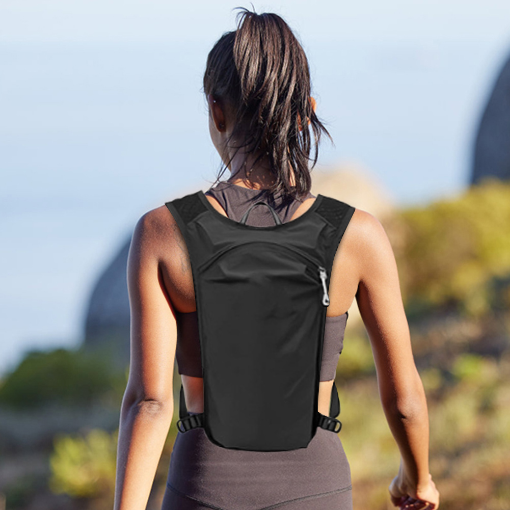 女性男性ランニング水分補給ベストキャンプ水分補給膀胱バッグウ - Running Gear Hydration のレビューと価格