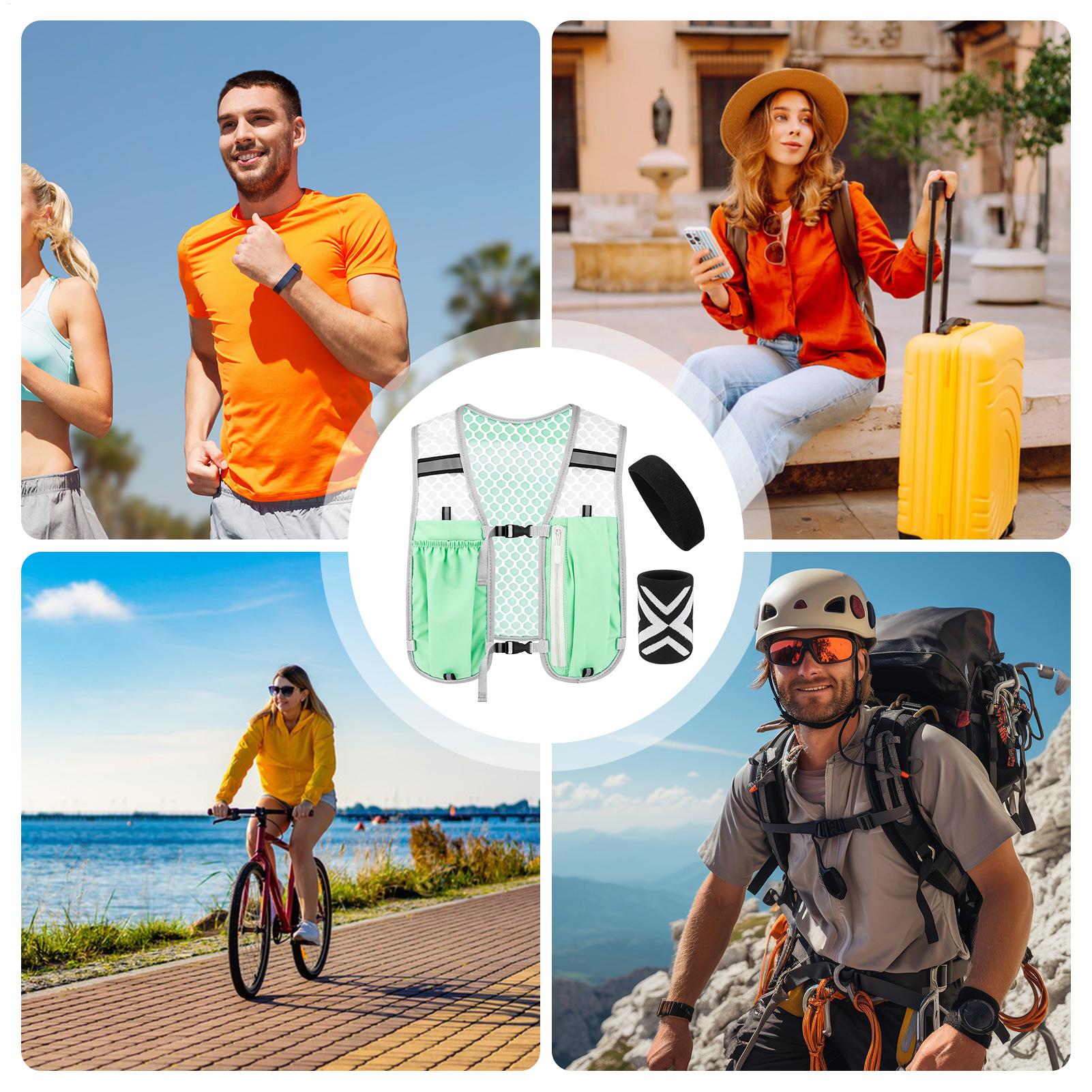 ランニング安全ベスト スポーツハイドレーションギア ヘッドバ - Running Gear Hydration のレビューと価格