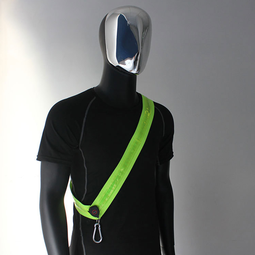 LED ショルダーベルト充電式 LED 反射ランニングストラ - Running Gear Lights のレビューと価格