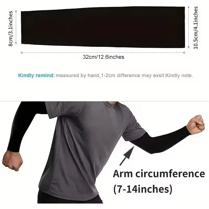 1 ペアのアームスリーブ、アウトドアスポーツ UV 保護冷却 - Running Gear Outdoor のレビューと価格