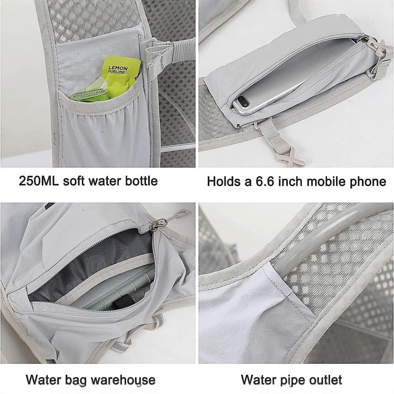 超軽量ハイドレーションベストバックパック トレイルランニング - Running Gear Hydration のレビューと価格